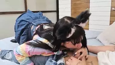 My stepbrother discovers me in the middle of a stream on twitch and ends up fucking me