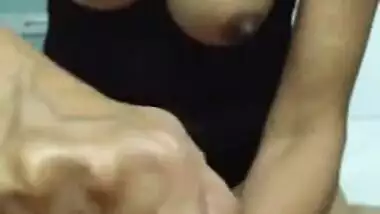 Sexy And Horny Indian Wife Giving HandJob And Riding On dick 4 Clips Part 3