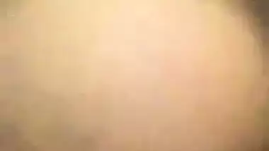 Cute Desi beauty large love bubbles twat show for bf selfie movie scene