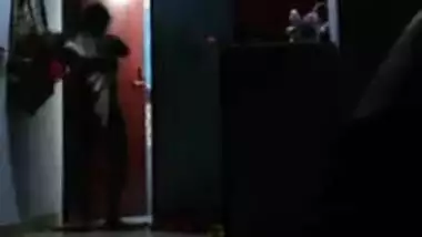 Perverted stud likes to jerk off watching porn videos of Indian landlady