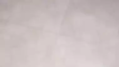 After sex Desi goes to the bathroom to wash her main XXX parts