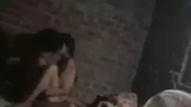 Village Desi XXX babe have a hardcore sex in various poses MMS