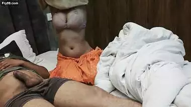 Indian Stepmom came into my room, I’m already jerking off a dick