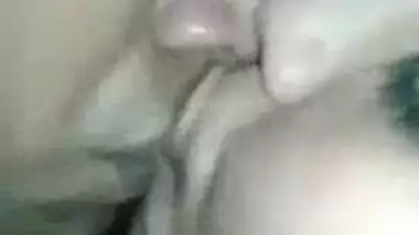 Indian couple fuck MMS video of a sexy slim hot Indian teen girl