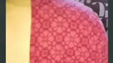 Hot Desi Bhabhi takes different poses in front of camera in XXX show