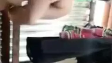 Desi whore makes MMS content for all XXX striptease lovers at home