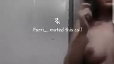 Today Exclusive- Sexy Paki Girl Showing Her Boobs And Wet Pussy On Video Call