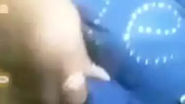 Mustached hubby is glad to see Desi's boobs during the porn video call