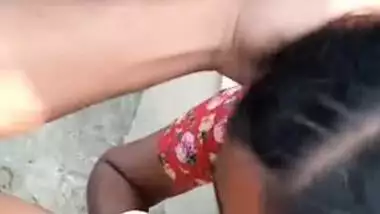 Outdoor XXX coupling with sful Desi slut who likes to suck dick