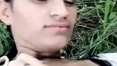 Today Exclusive- Sexy Look Desi Village Girl Boob Pressing And Pussy Fingering Part 2