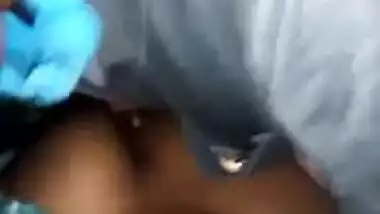 Desi Randi in sari gets it on with her XXX boyfriend in the dark